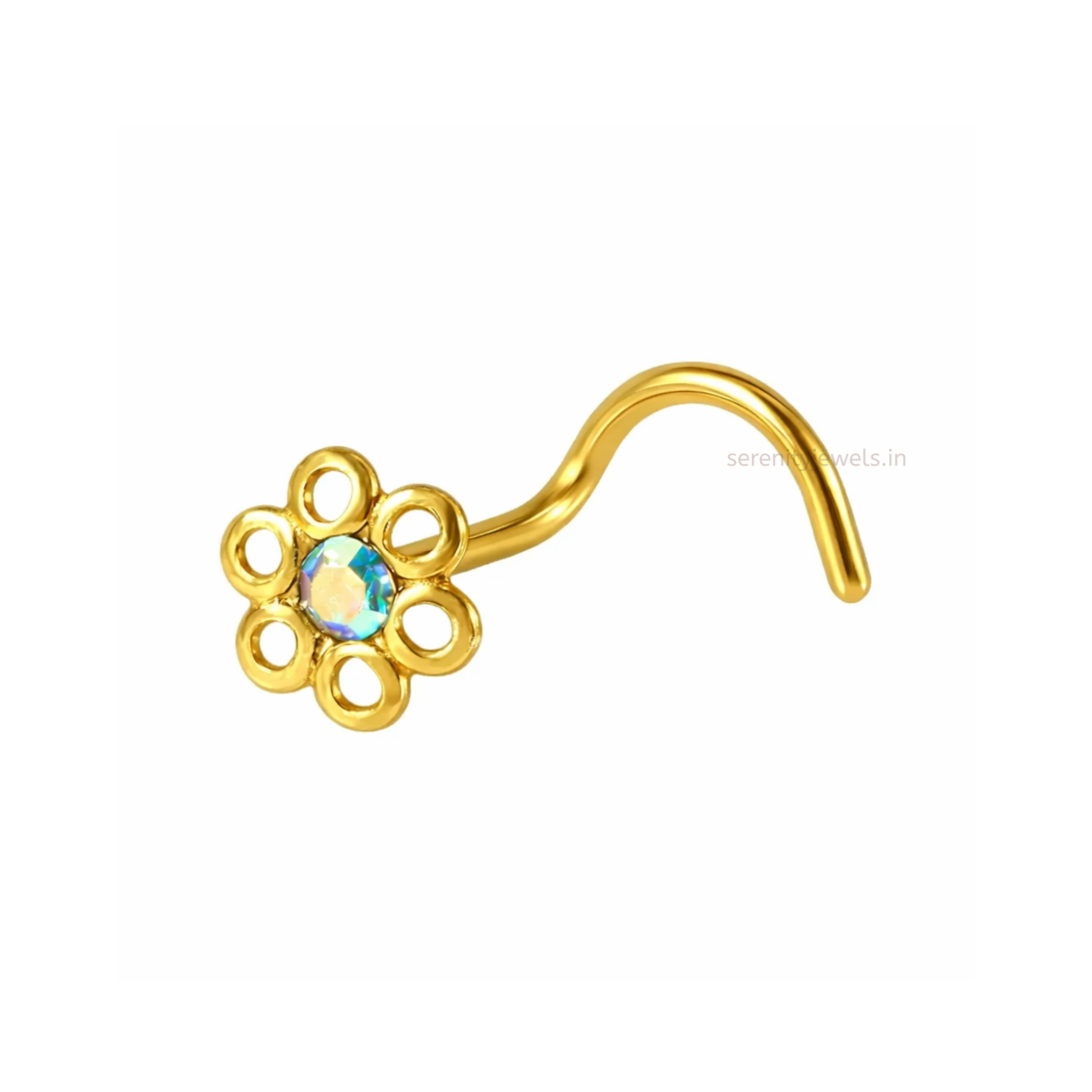 Phool Mini Nose Stud - SINGLE