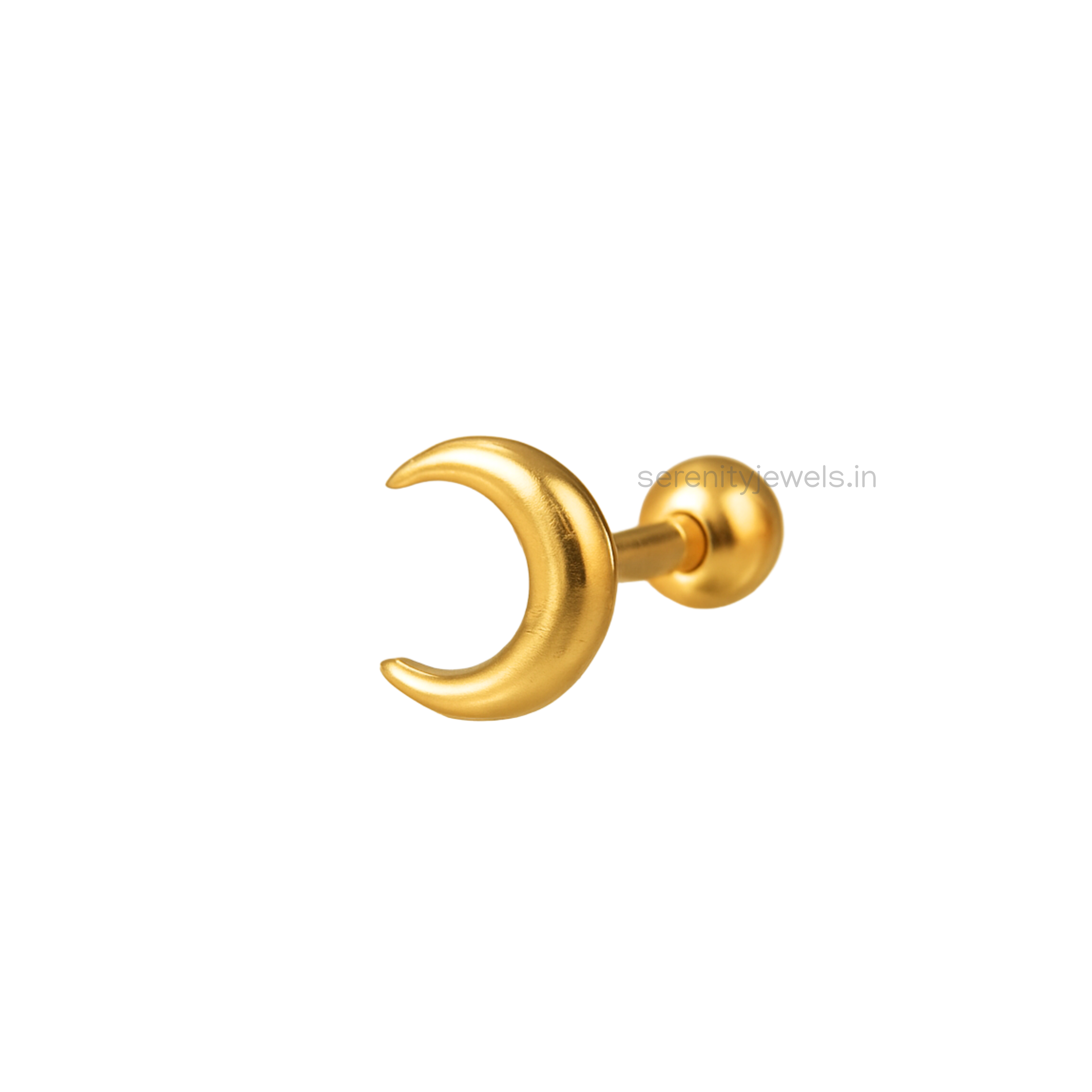 Moon Studs - PAIR