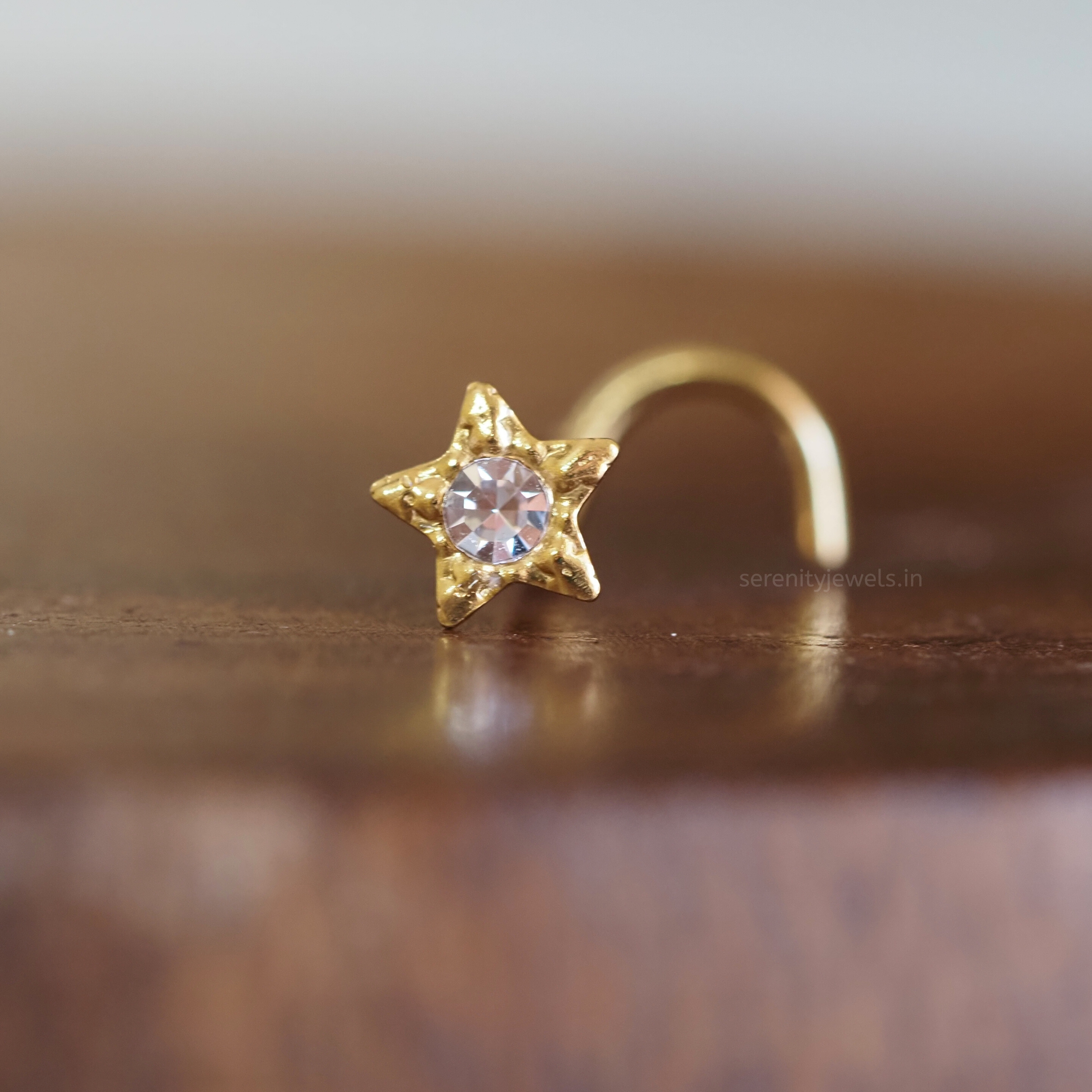 Noor Star Nose Stud - SINGLE