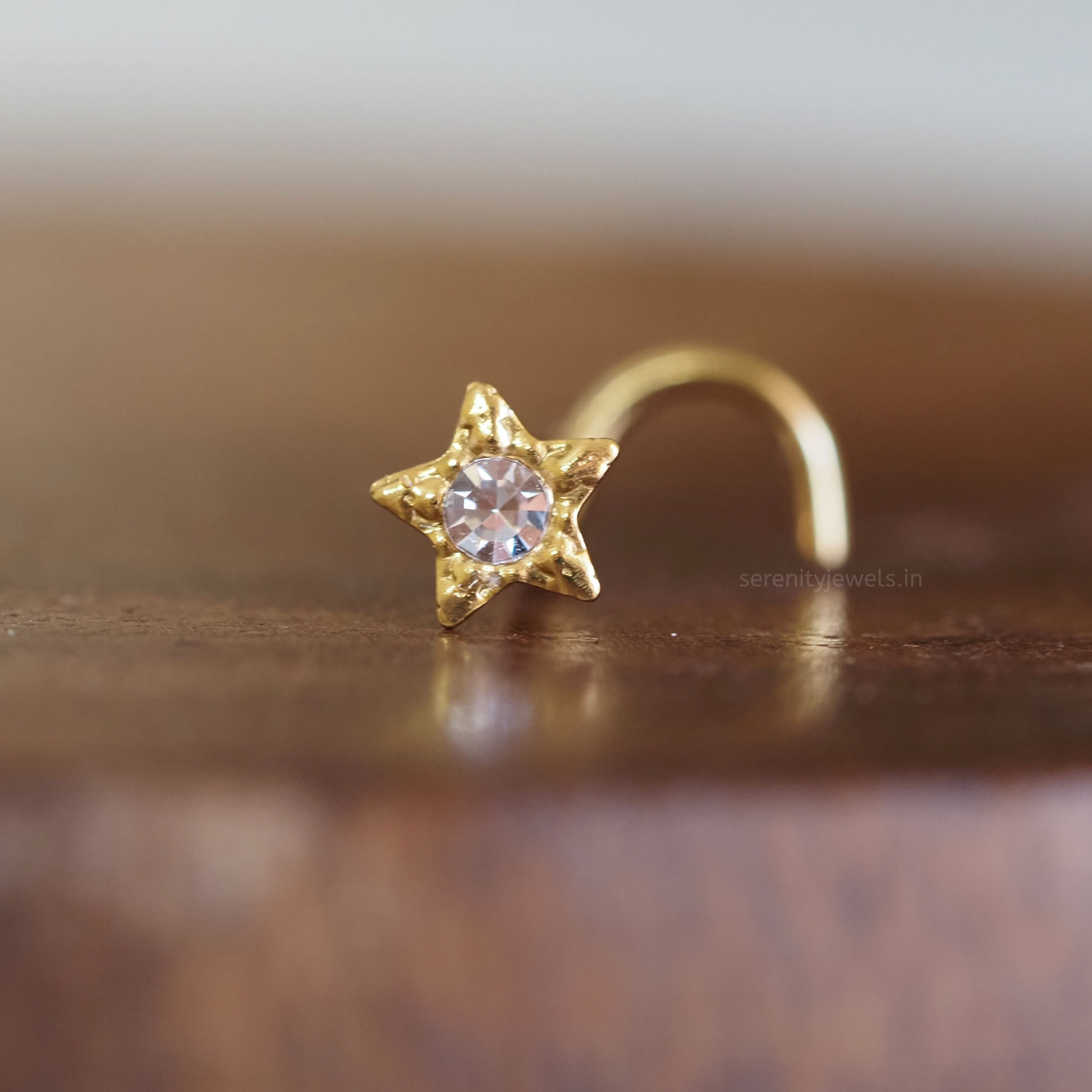 Noor Star Nose Stud - SINGLE