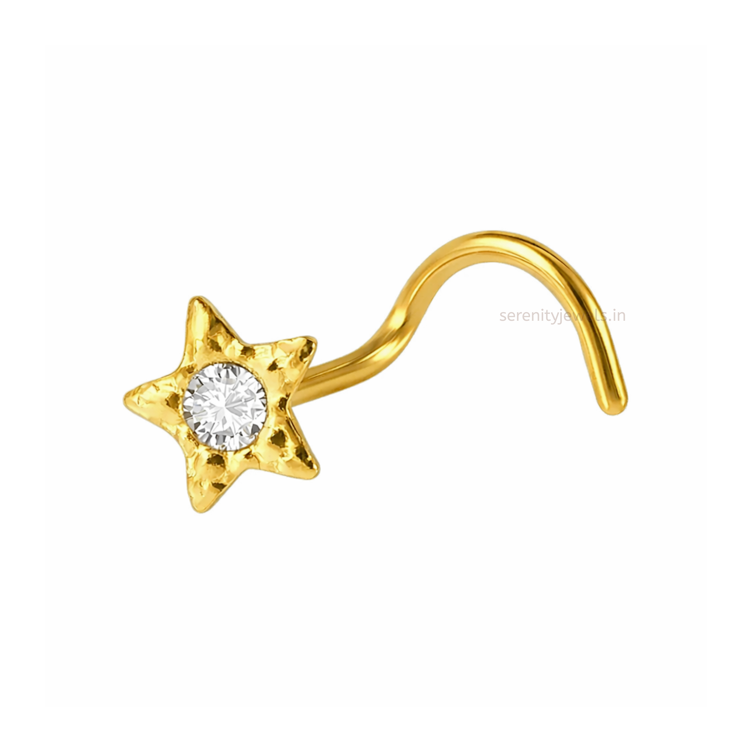 Noor Star Nose Stud - SINGLE