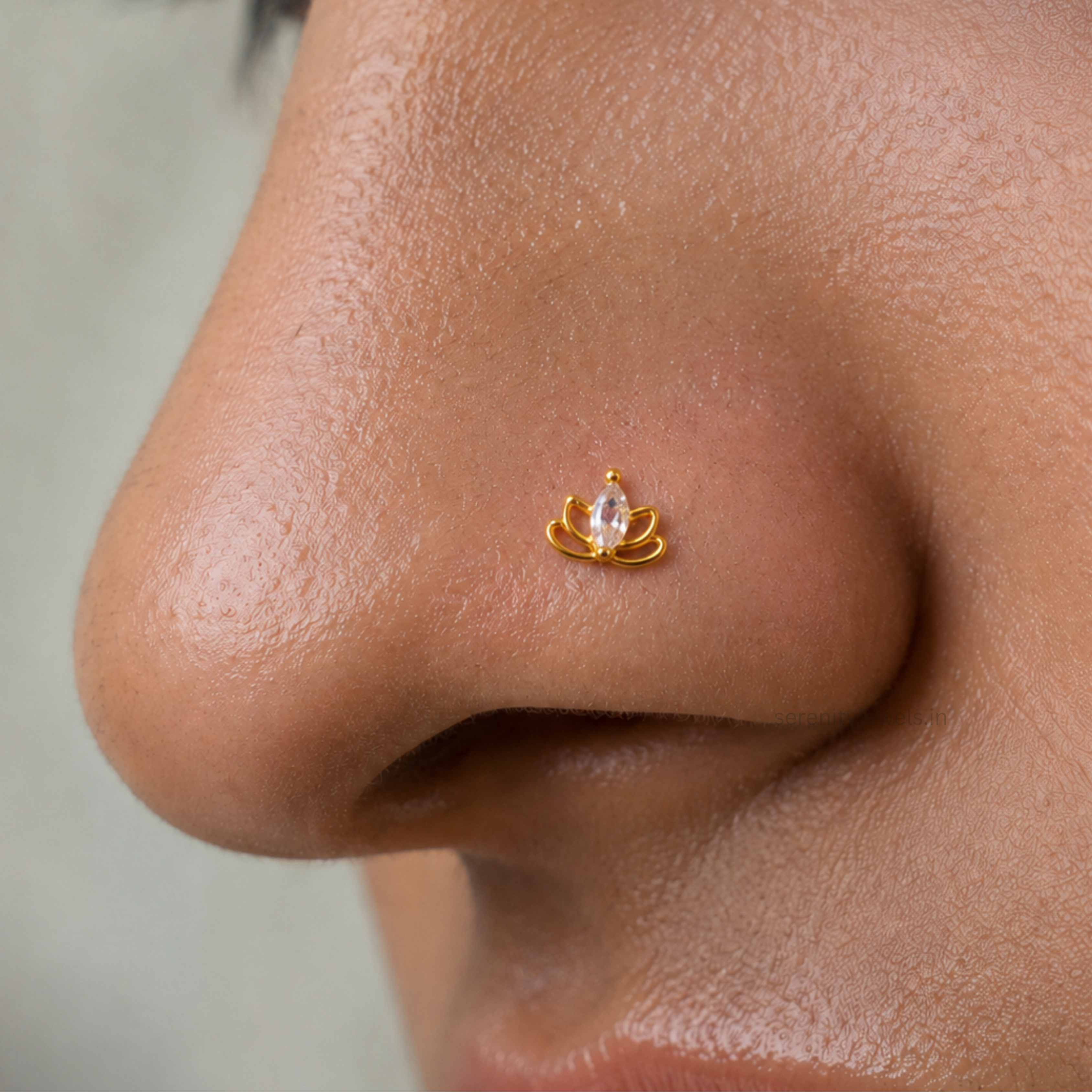 Blossom Marquise Nose Stud - SINGLE