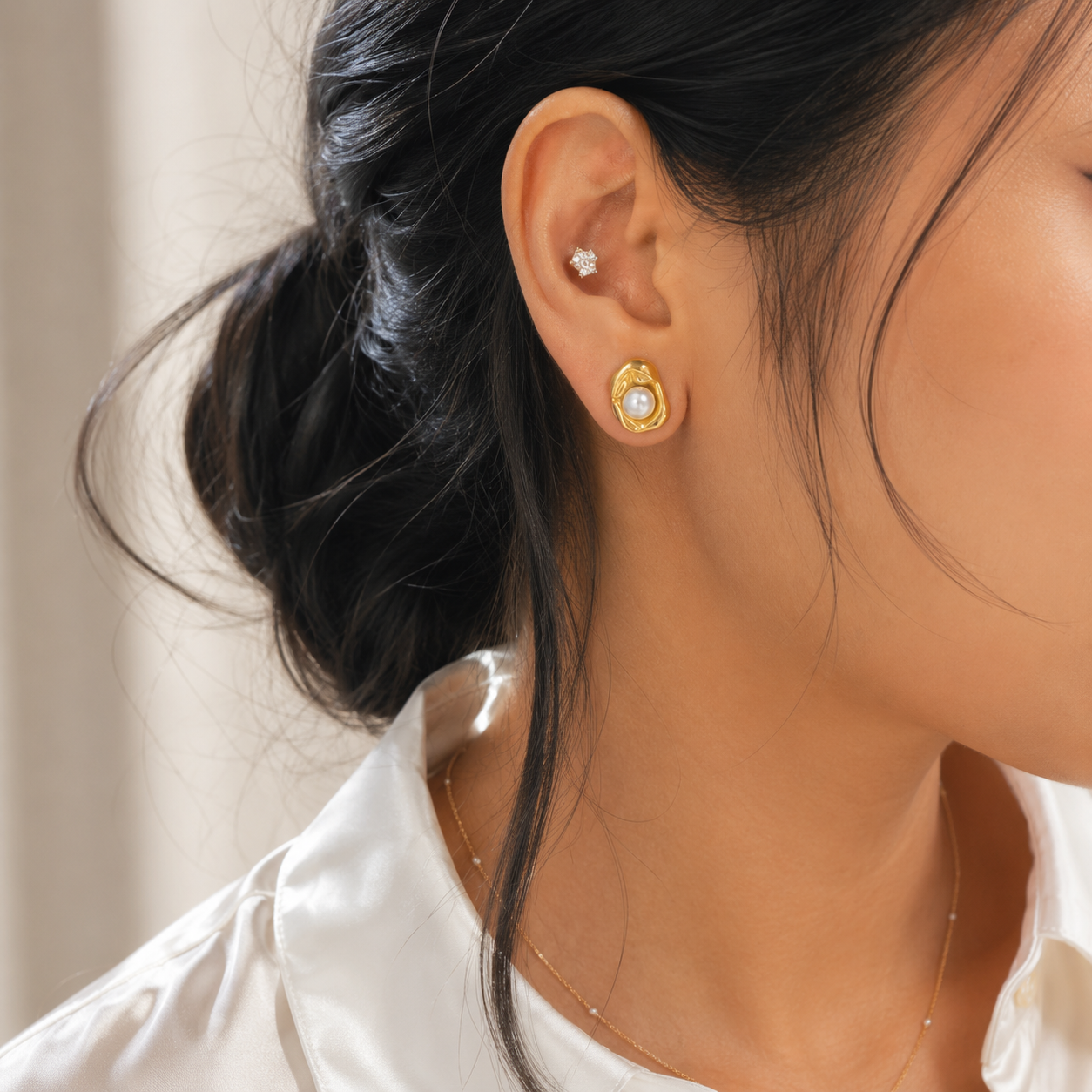 Pearl Nest Studs