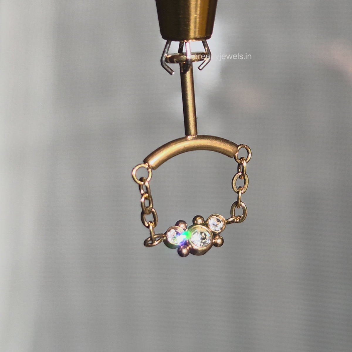 Iris Hanging Bugadi Studs - PAIR