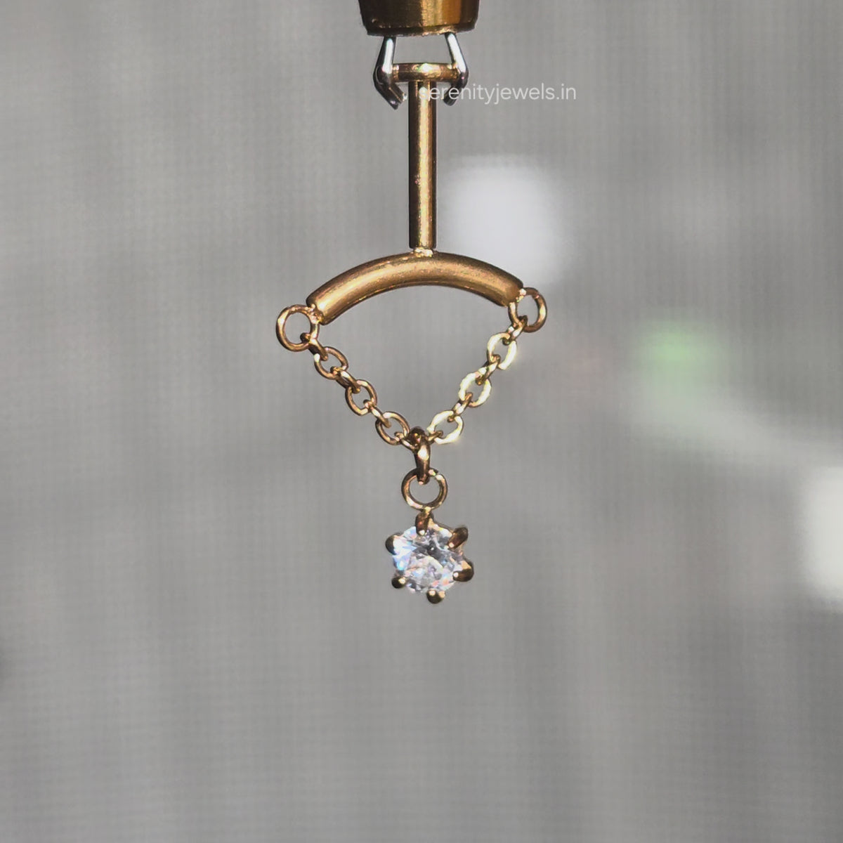Ravenna Hanging Bugadi Studs - PAIR