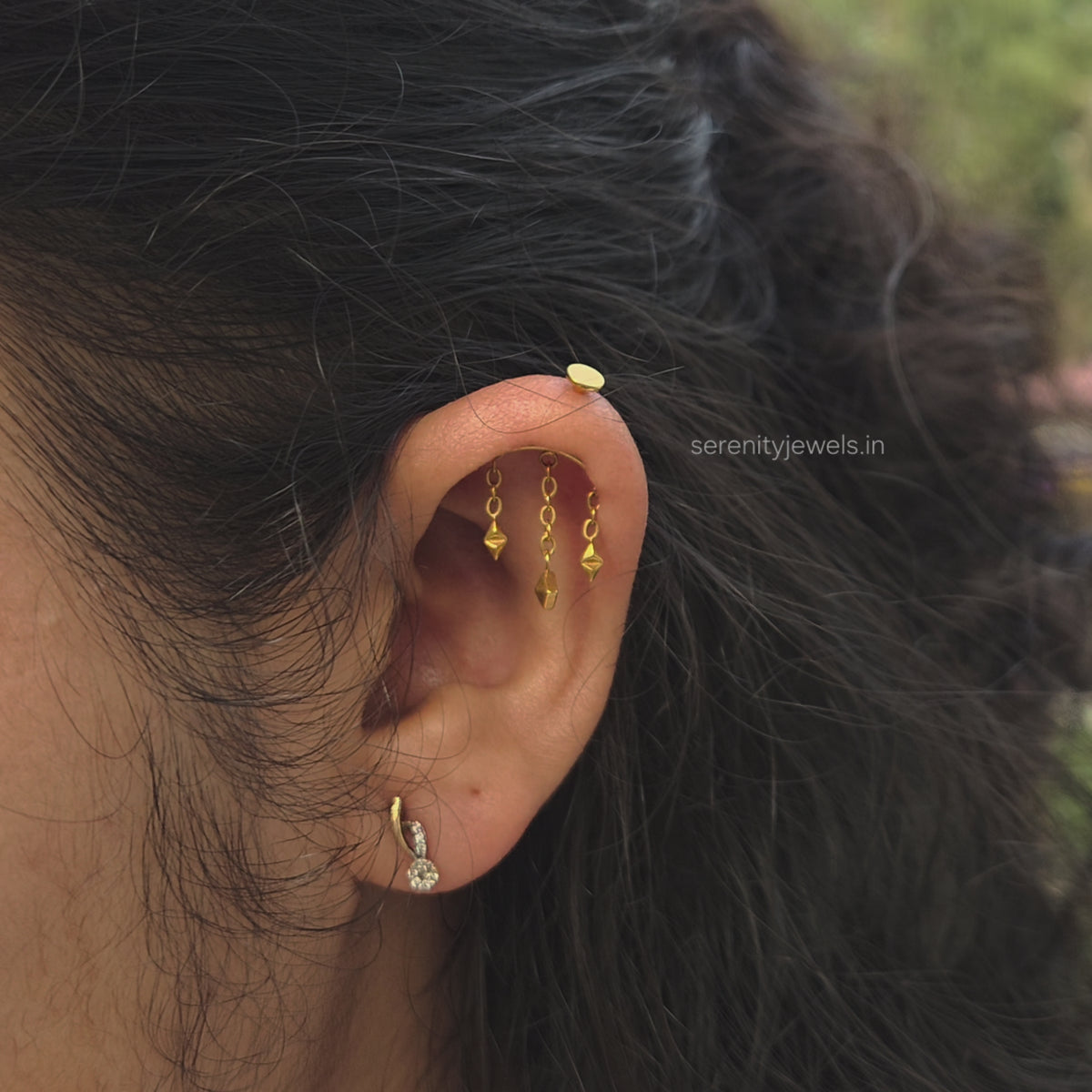 Valencia Hanging Studs - PAIR