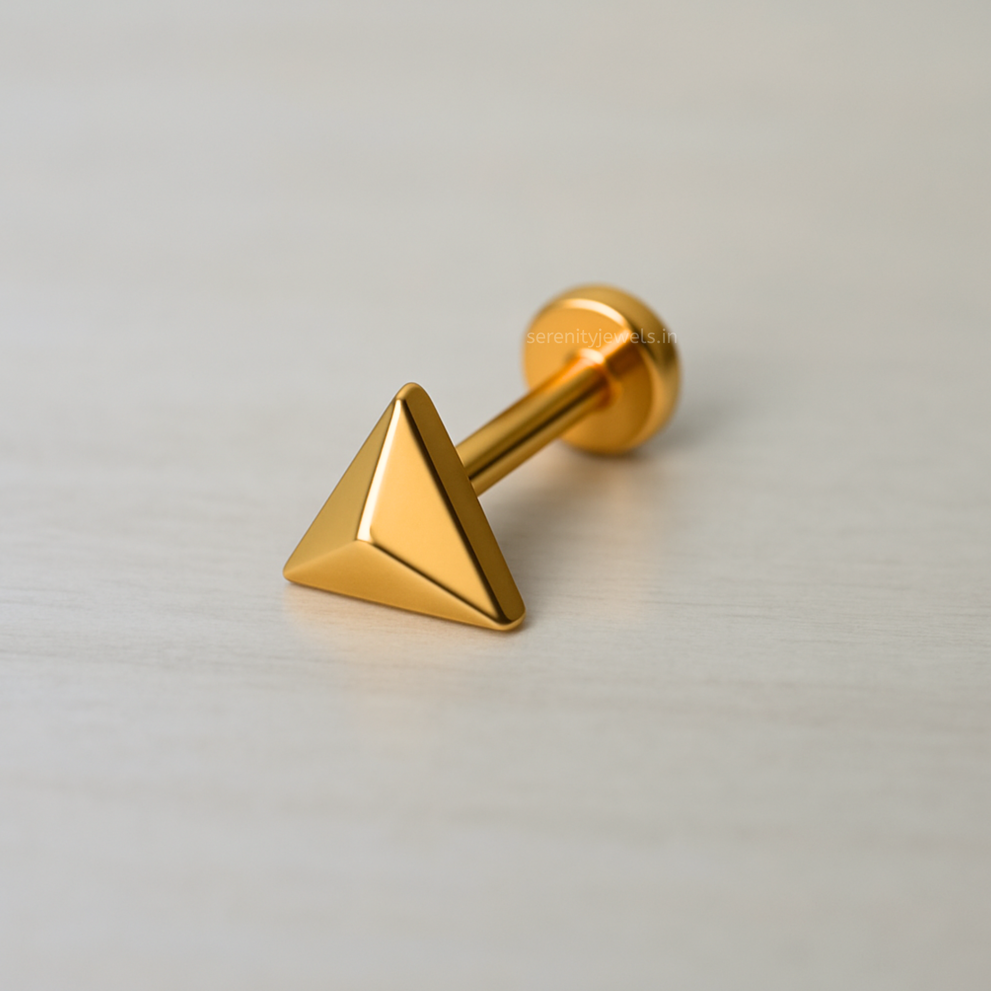 Pyramid Flat Studs - PAIR