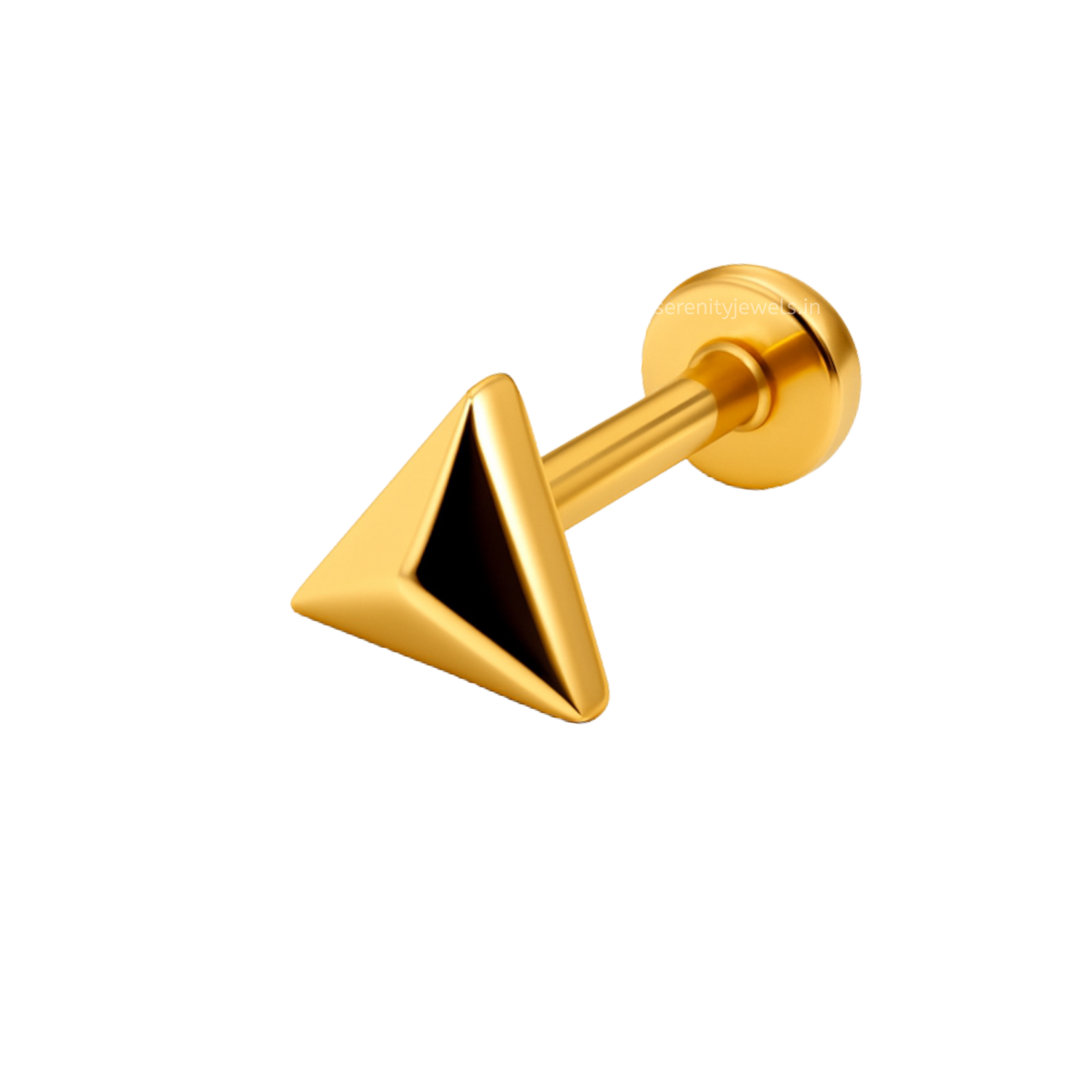 Pyramid Flat Studs - PAIR
