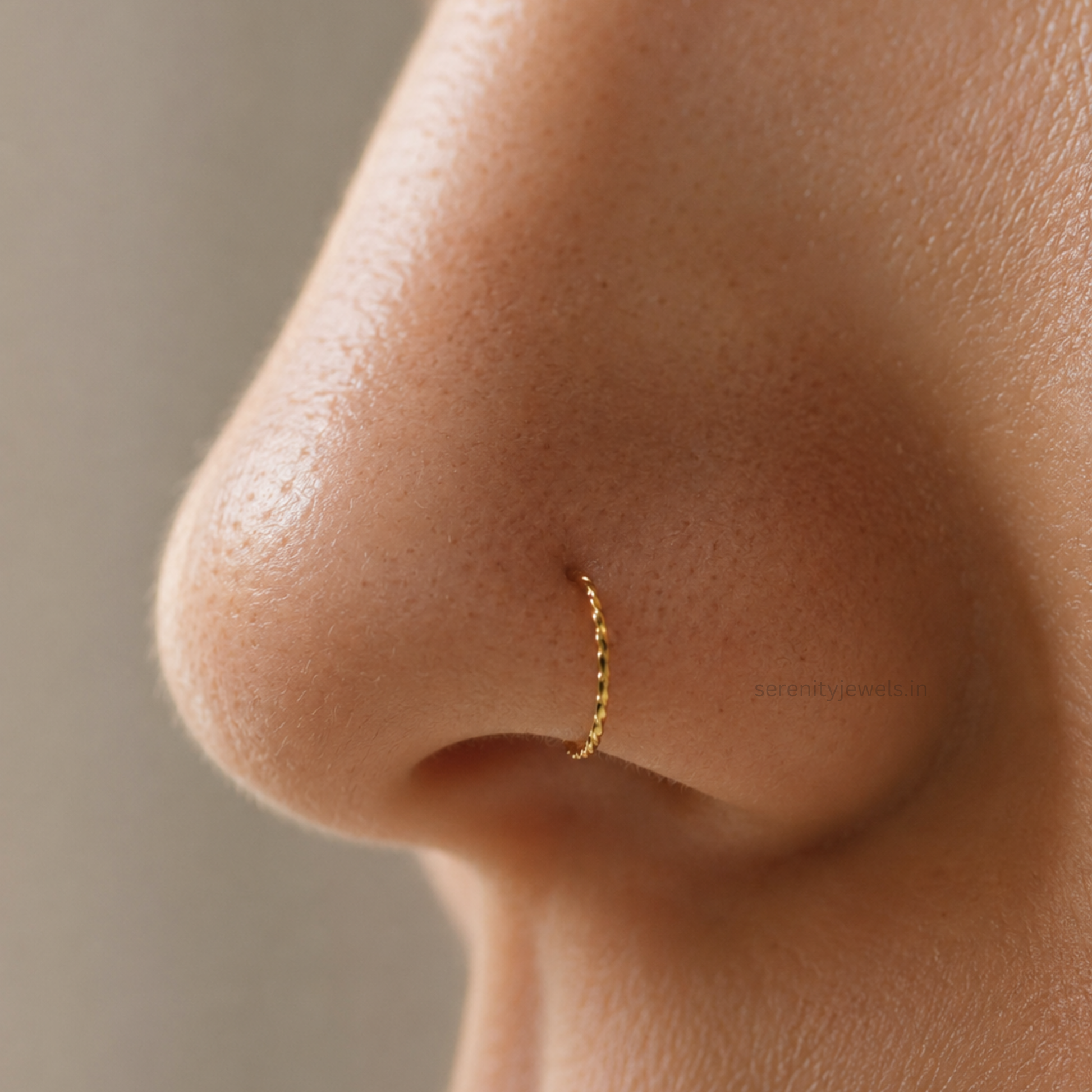 Rope Pliable Nose Ring - SINGLE