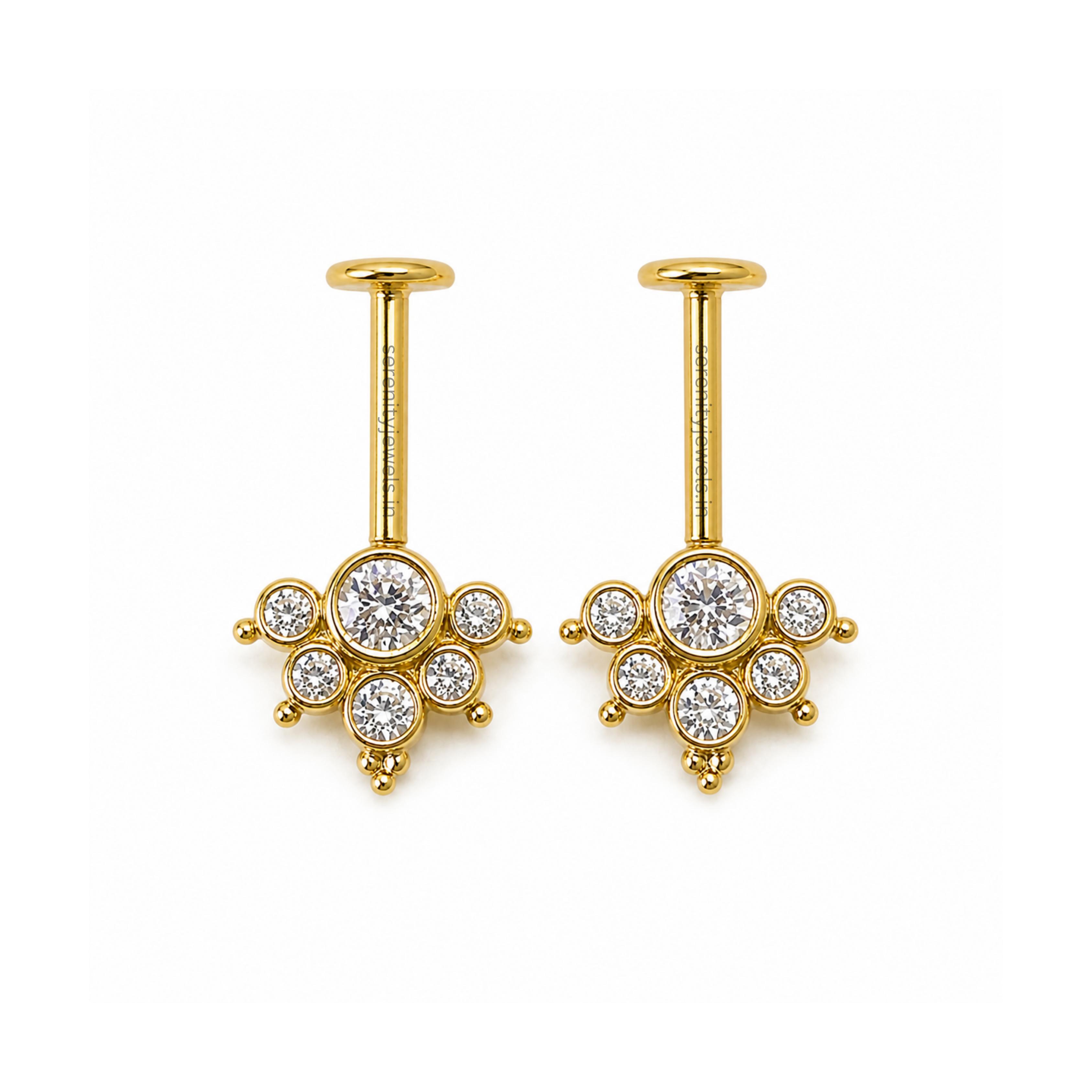 Sahar Bugadi Studs - PAIR