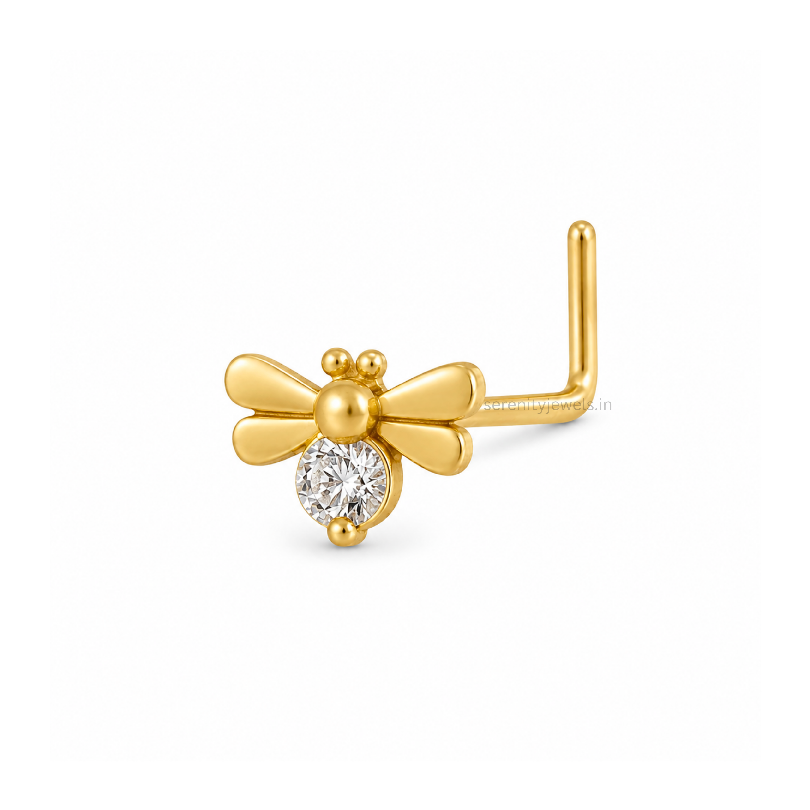 Bumble Bee Nose Stud - SINGLE