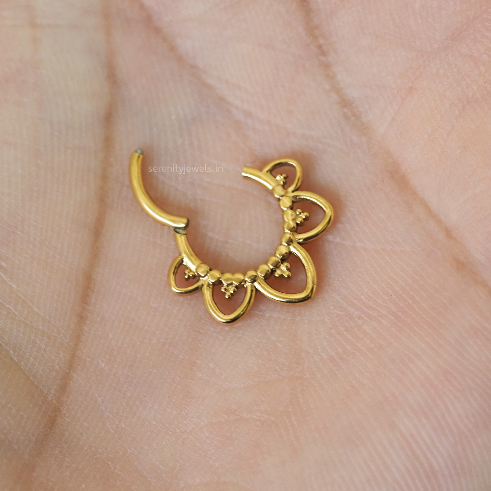 Serena Daith Hoop Stud - SINGLE