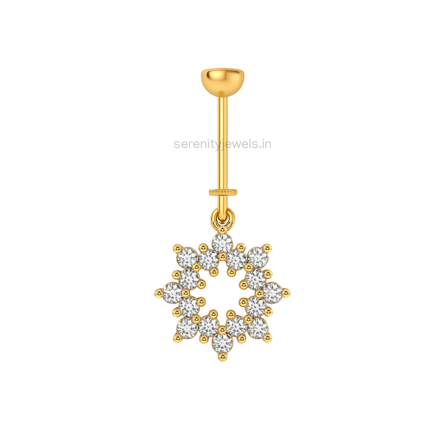 Nova Flake Silver 925 Bugadi Earring - SINGLE