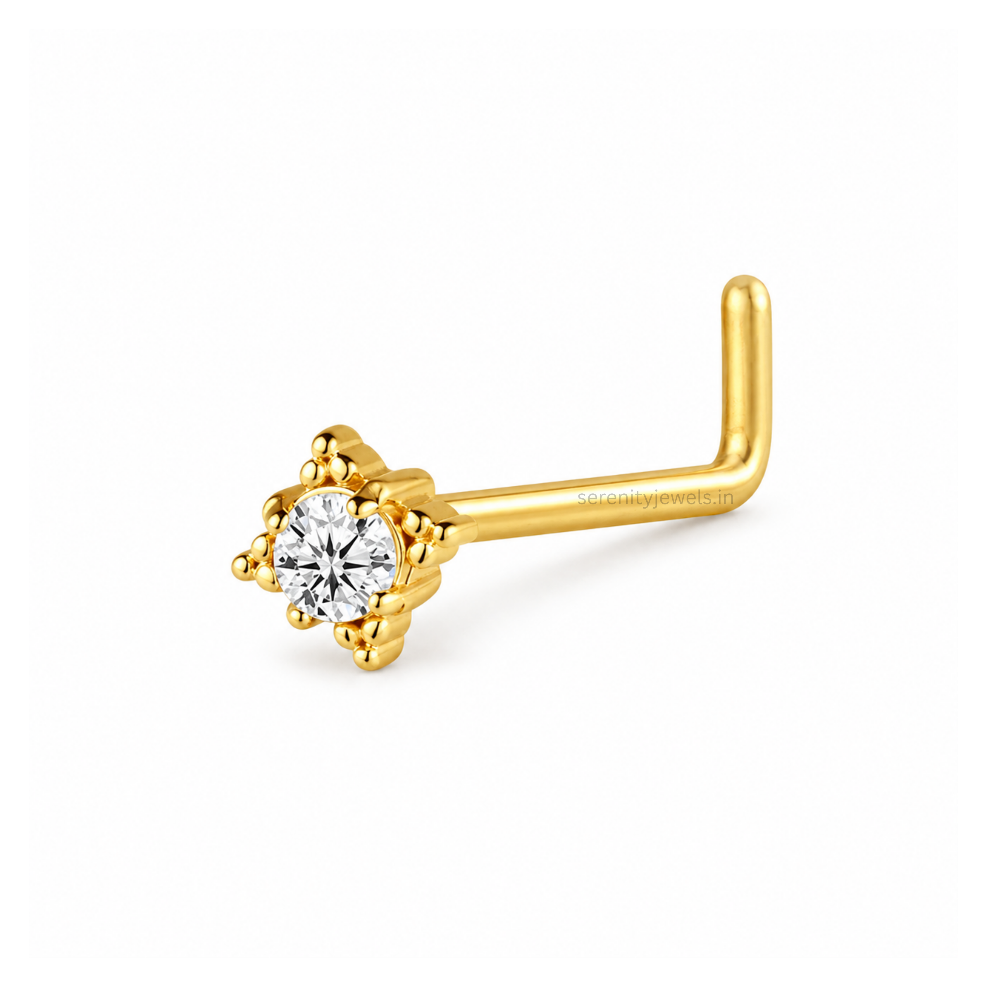 Shimmer Nose Stud - SINGLE