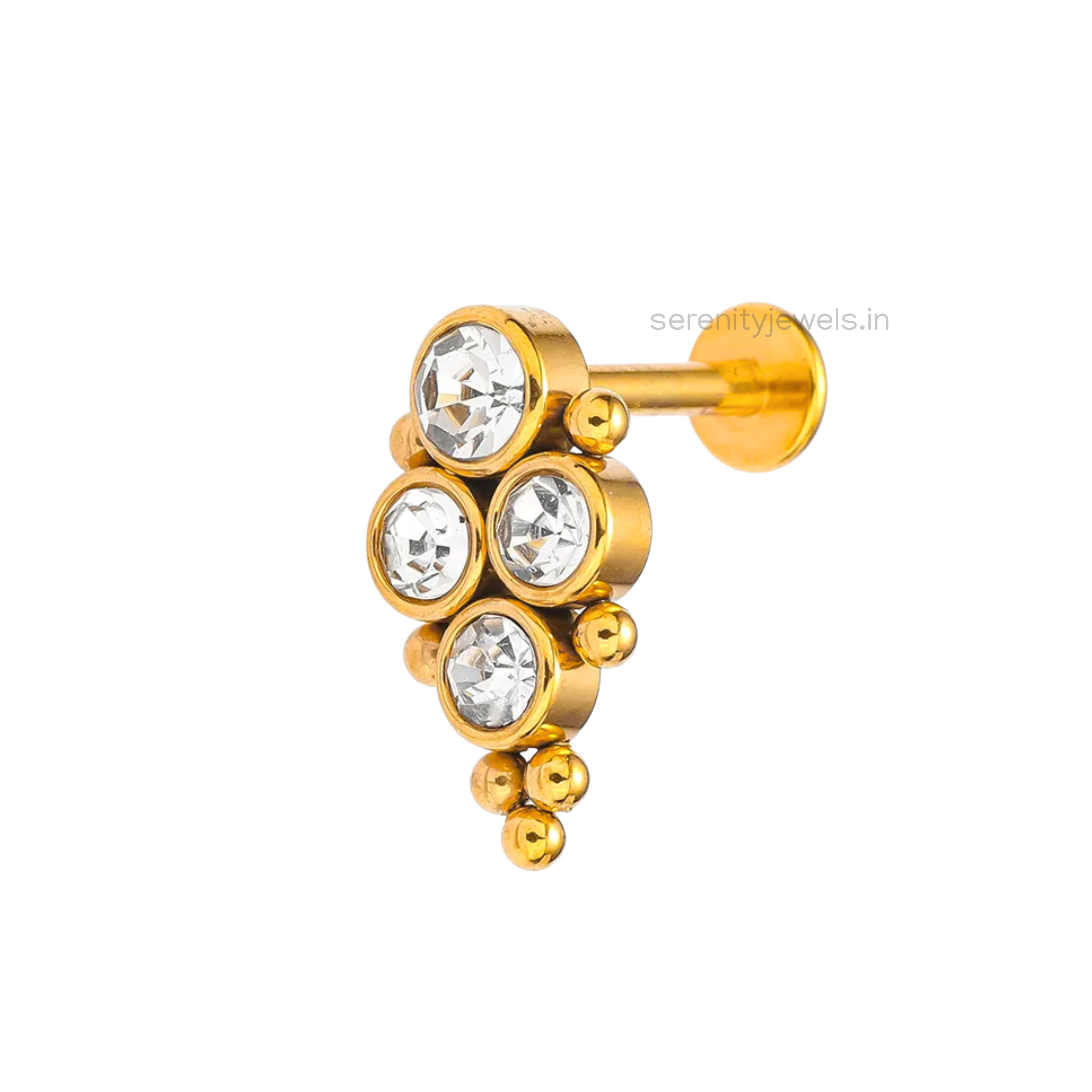 Skyflare Flat Studs - PAIR