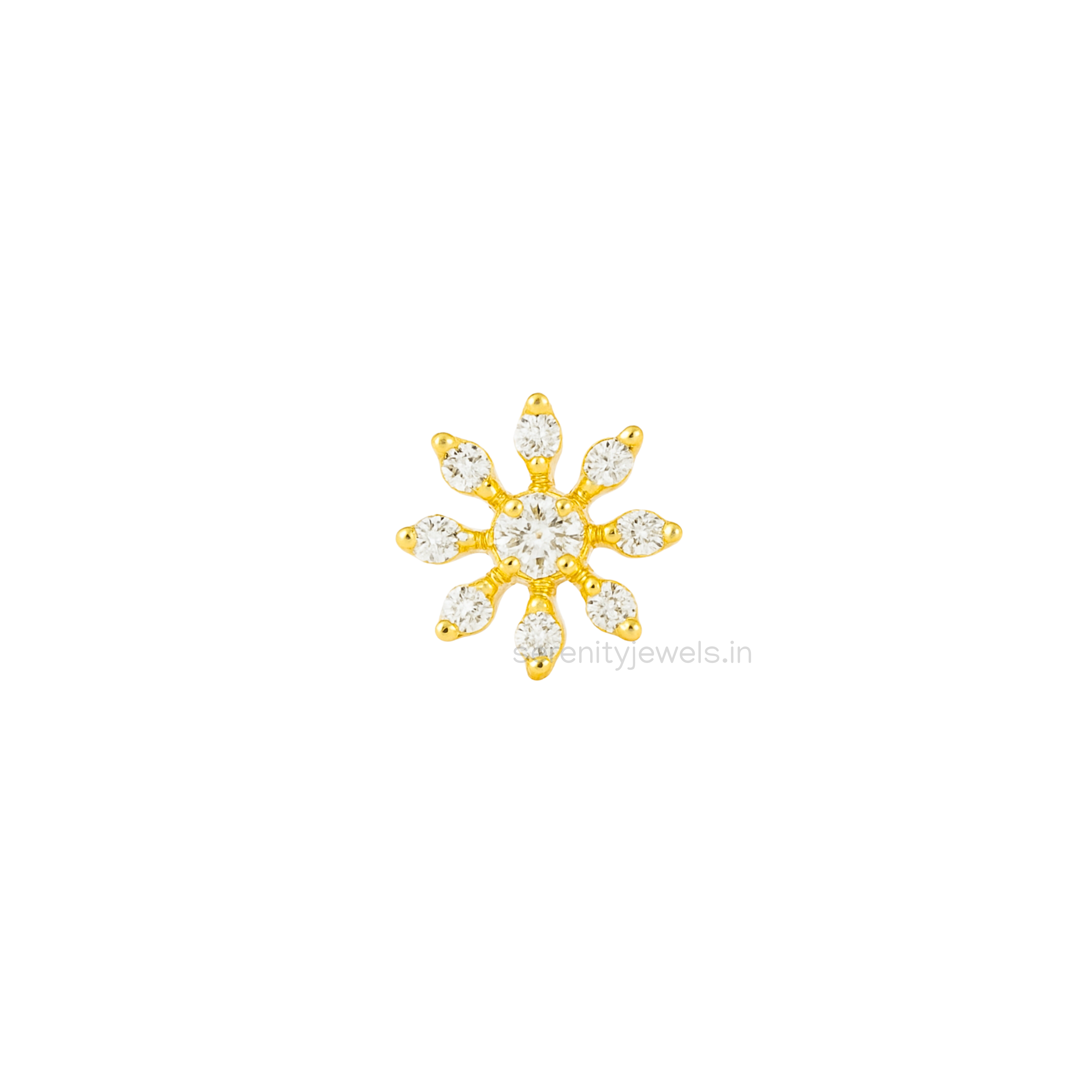 Snowflake Studs - PAIR
