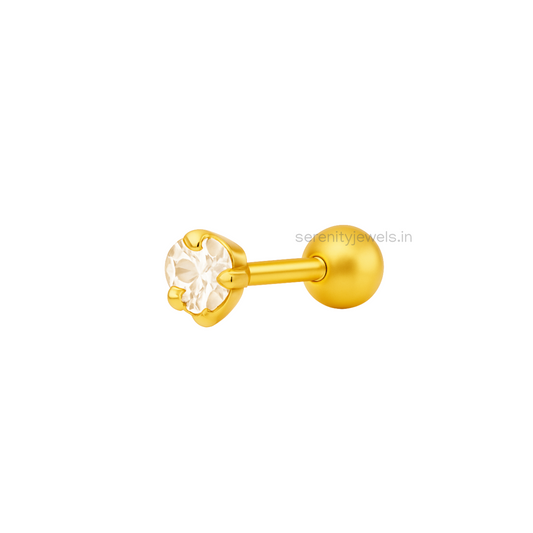 Solitaire studs - Pair