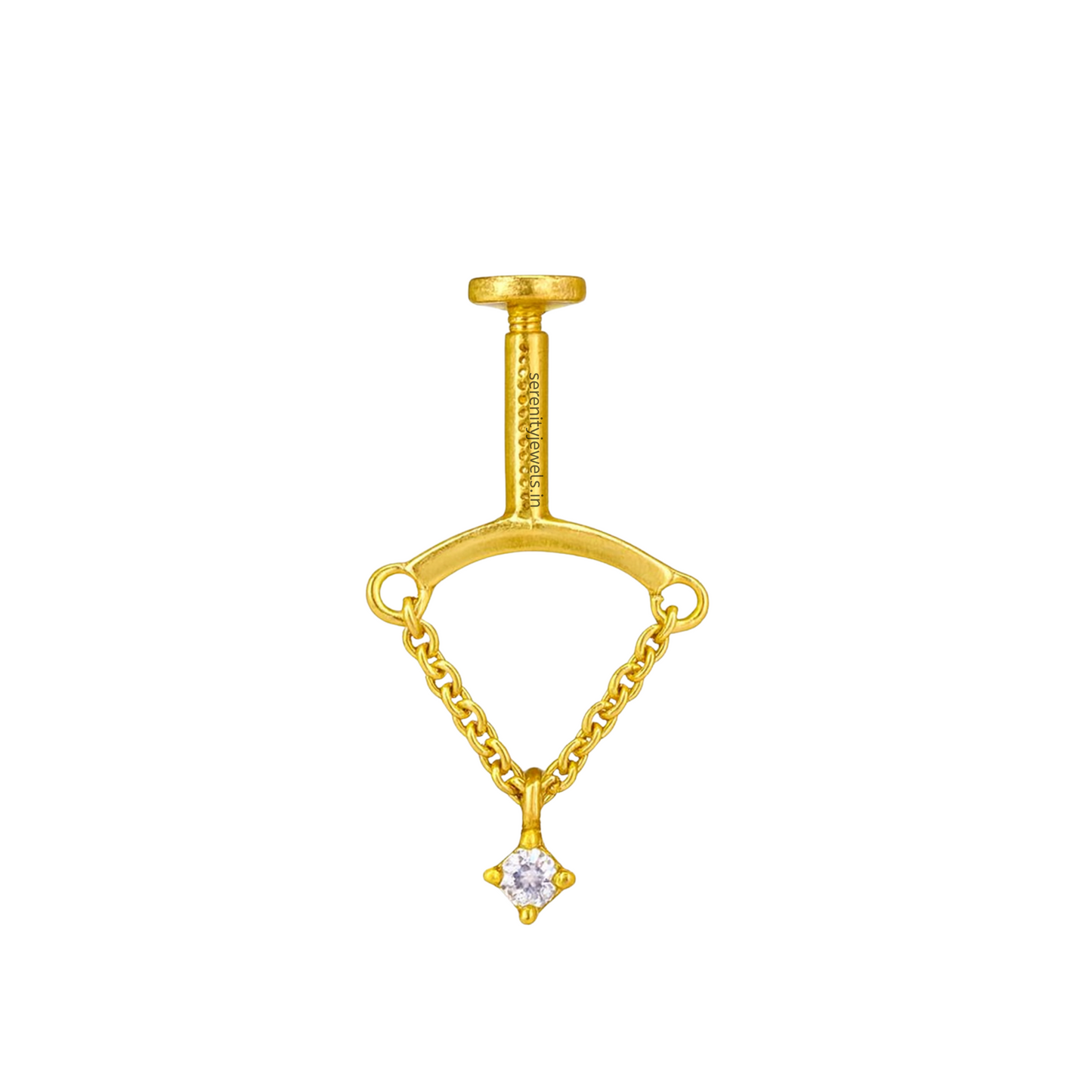 Solitaire Hanging Bugadi - S925 (1 pc)