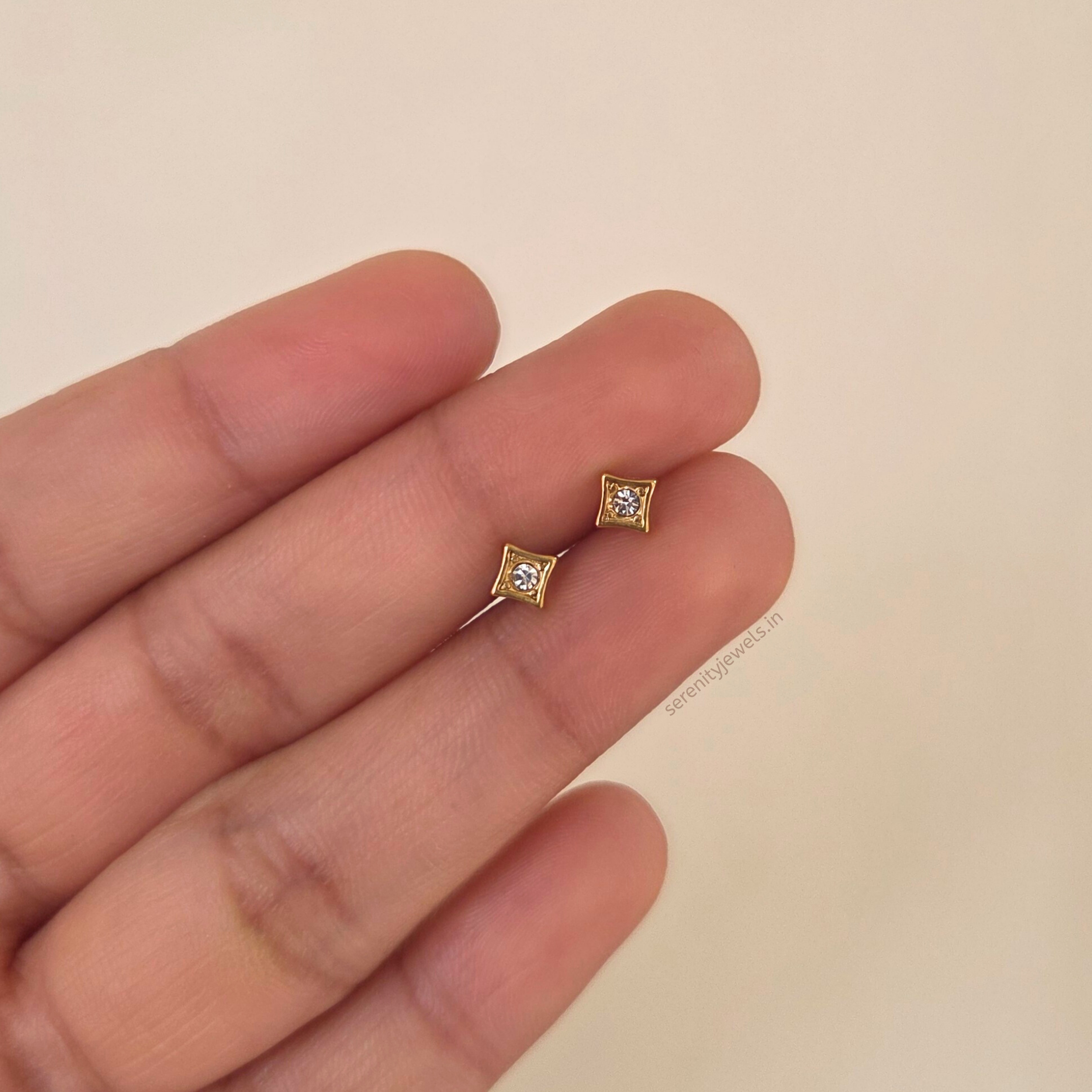 Spark Flat Studs - PAIR