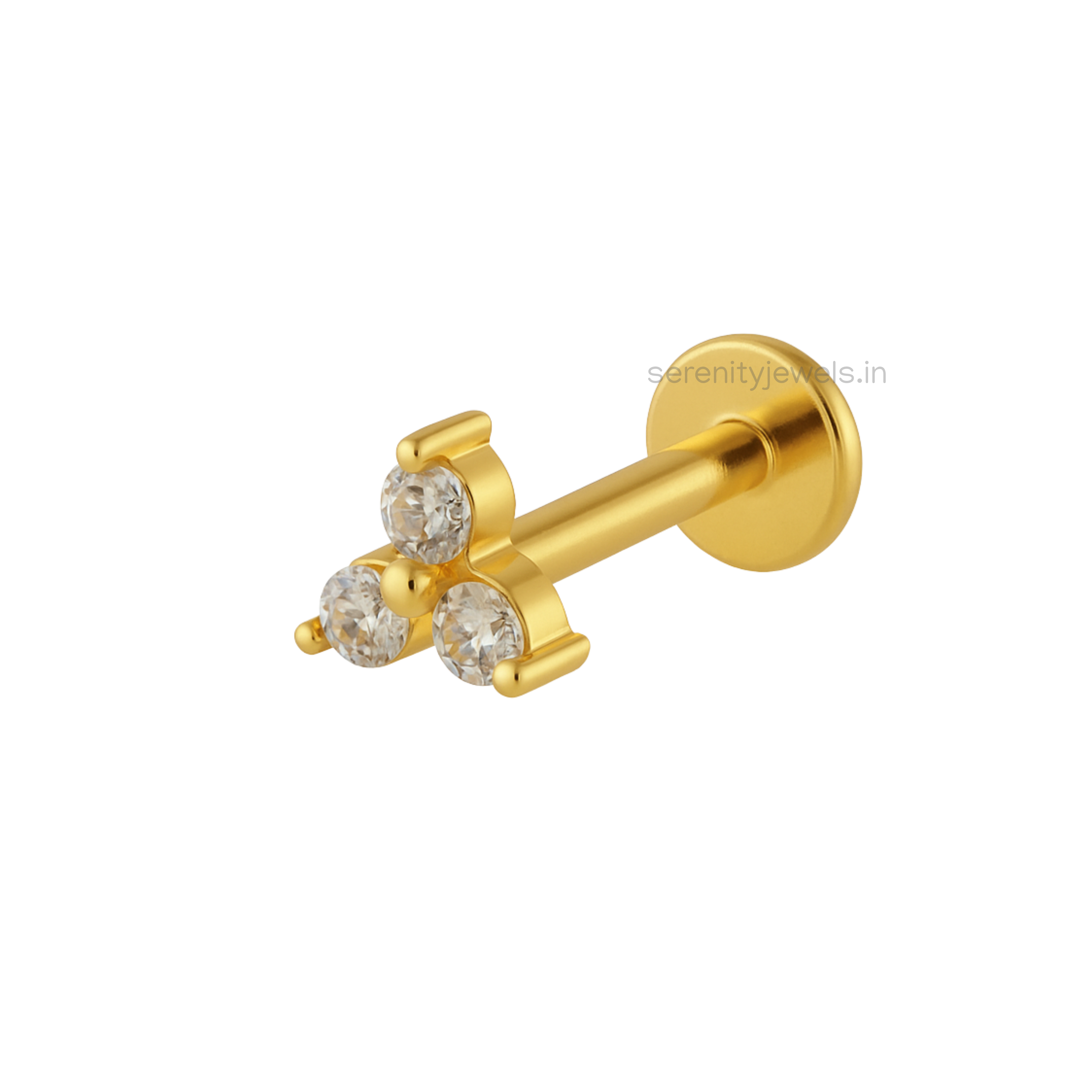 Siri Flat Studs - PAIR