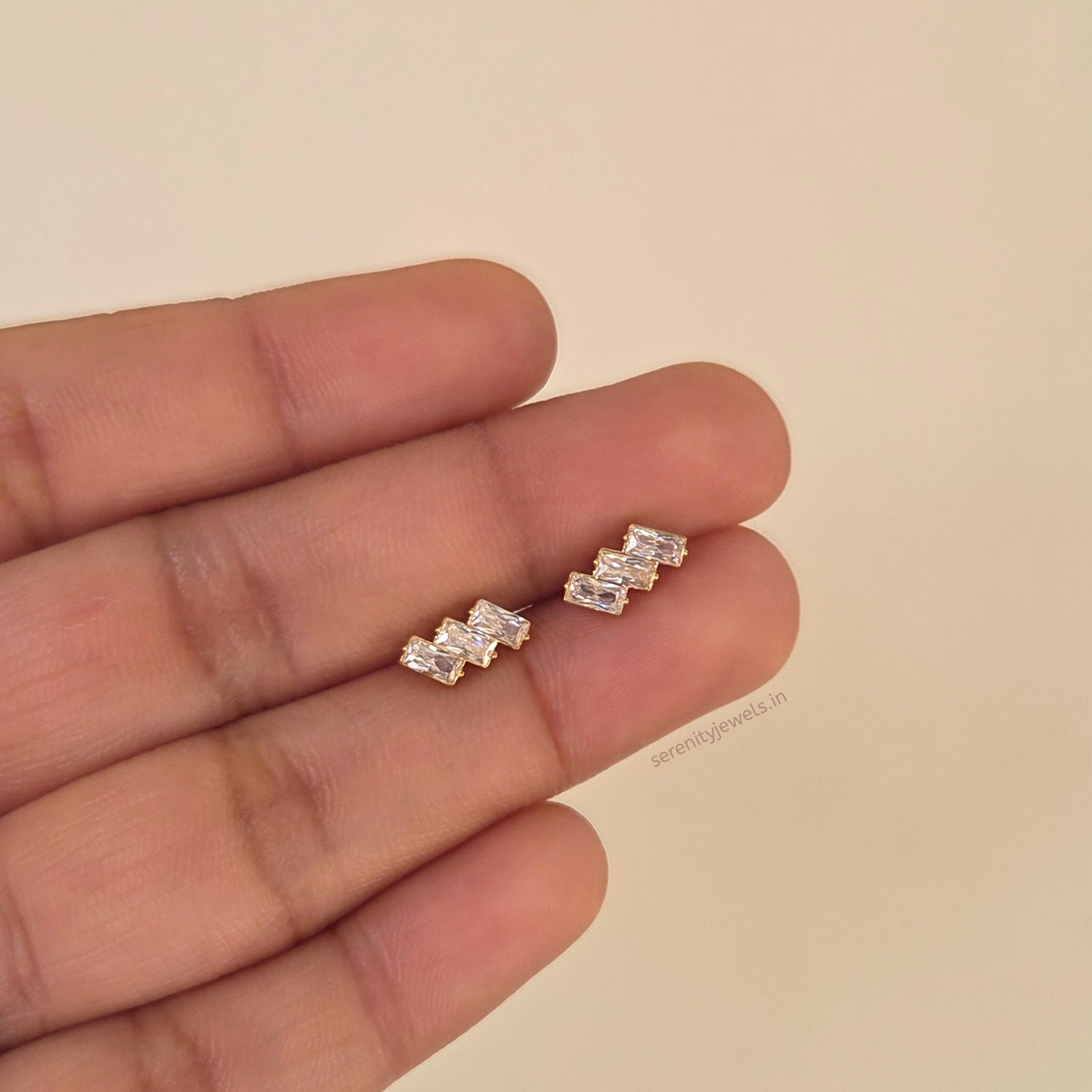 Strata Flat Studs - PAIR