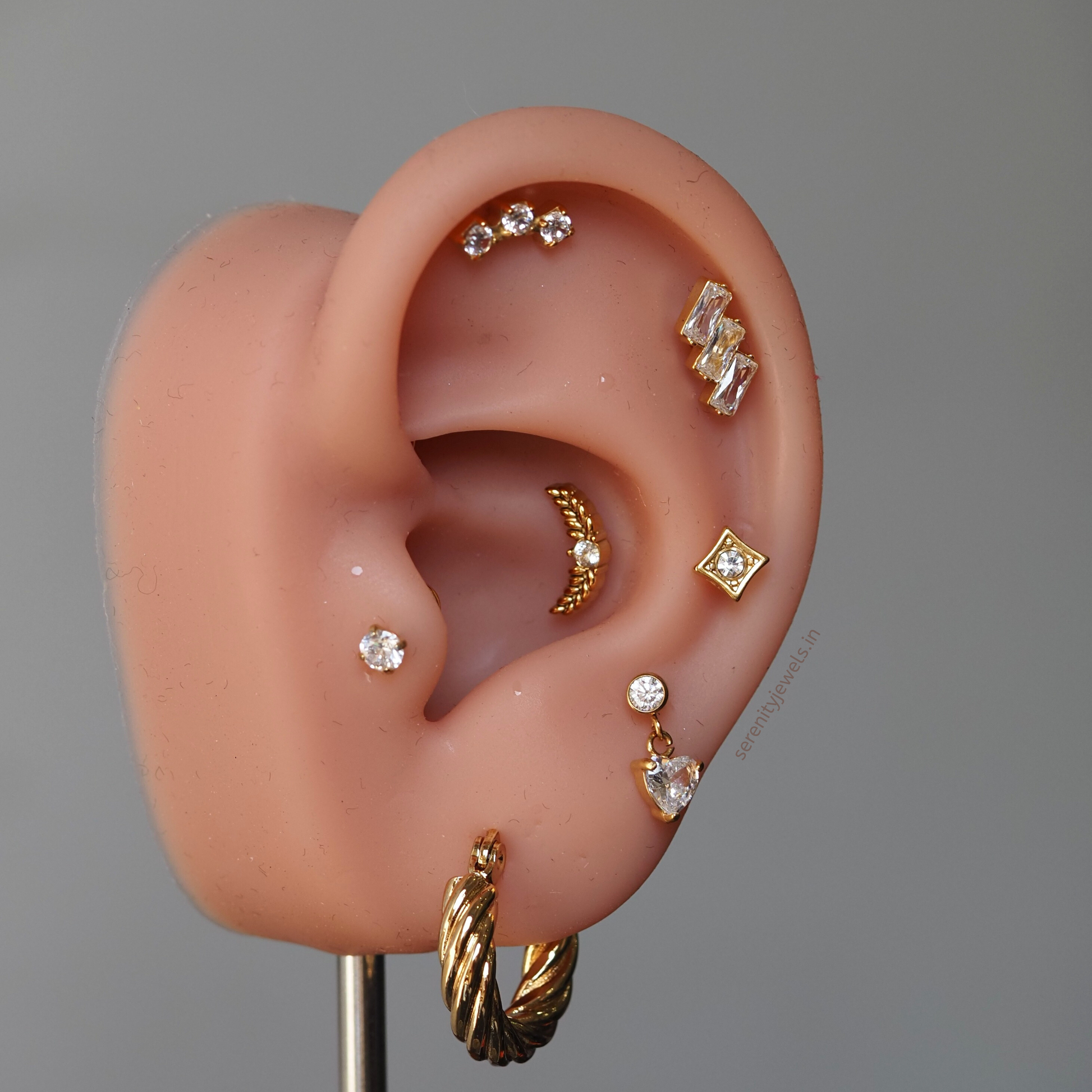Strata Flat Studs - PAIR