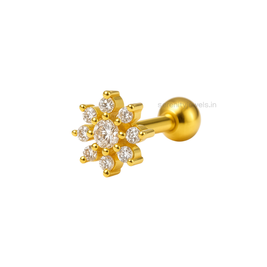Sunflower studs - Pair