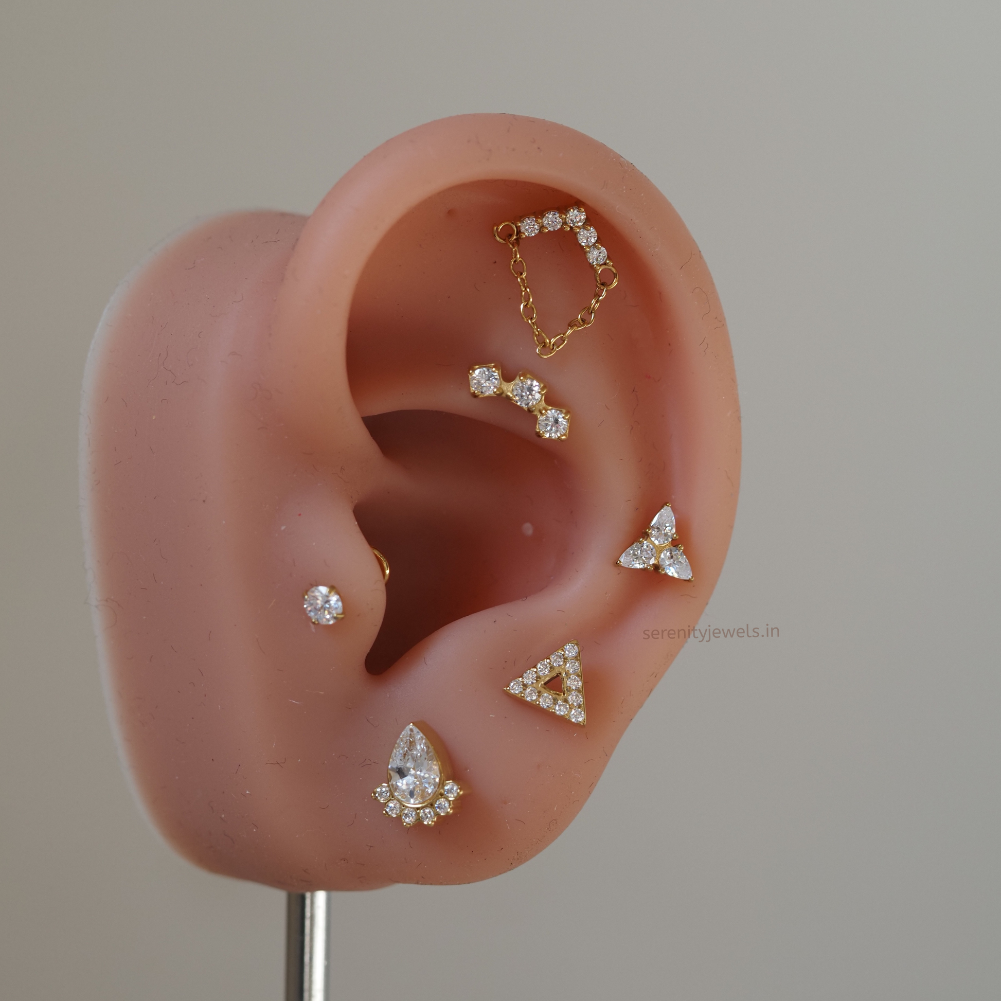 Bastion Flat Studs - PAIR