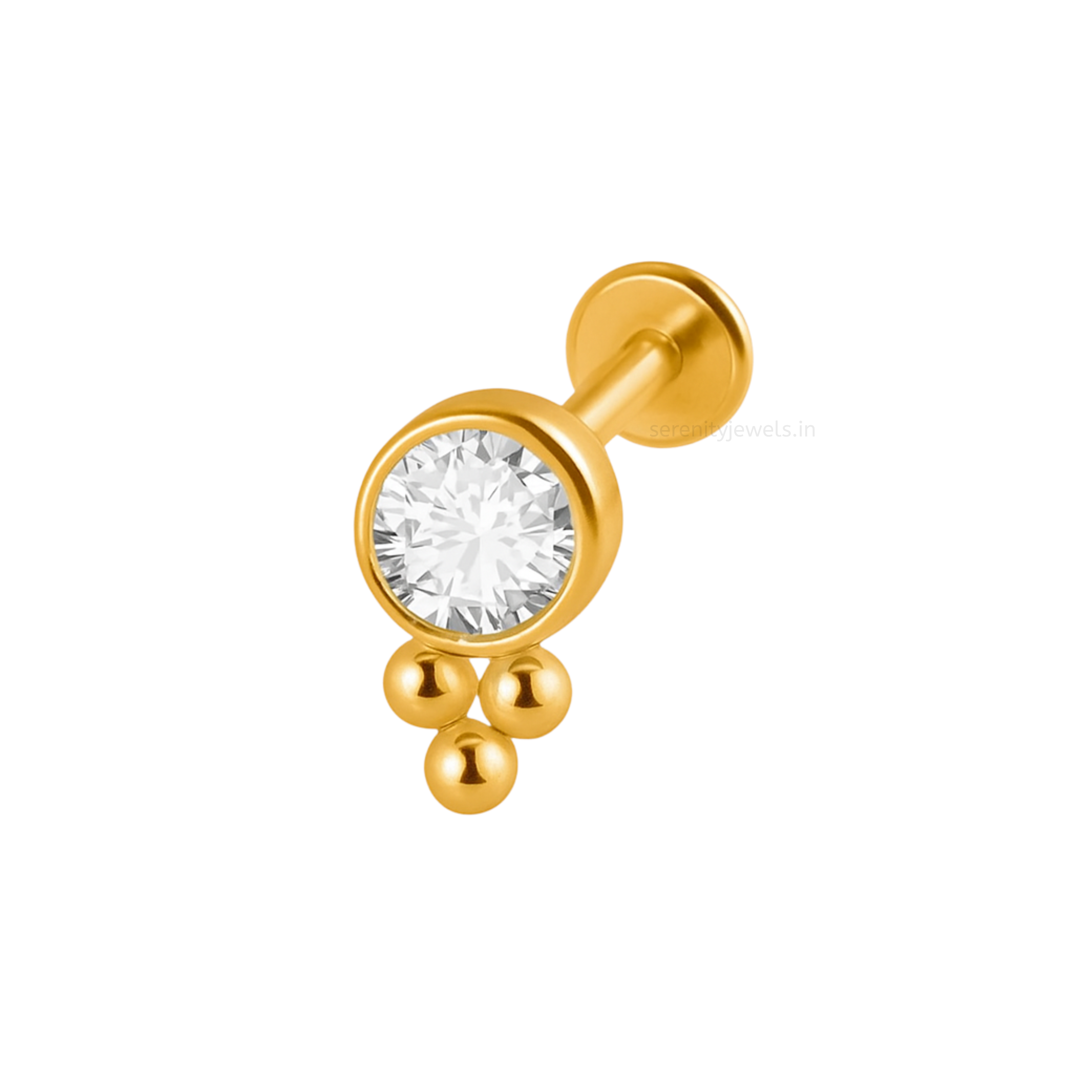 XL Pixie Drop Flat Studs - PAIR