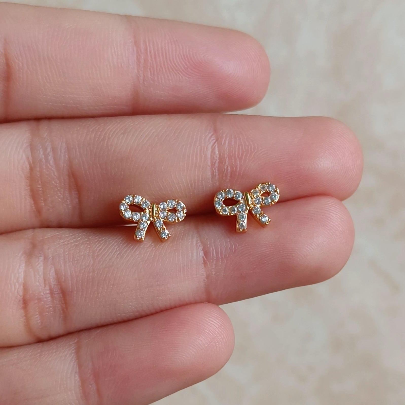Bow studs - Pair 2 Serenity Jewels
