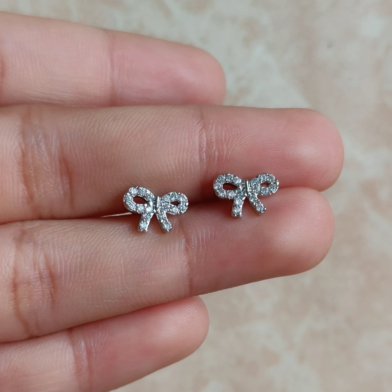 Bow studs - Pair 3 Serenity Jewels