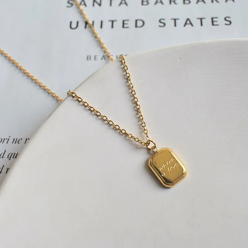 Where is love pendant necklace