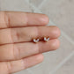 Two petal studs - Pair