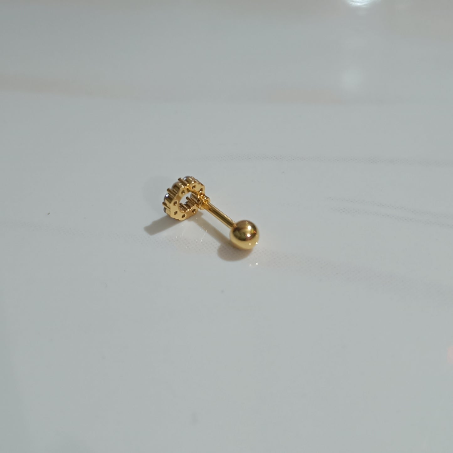 Round hollow studs - Pair