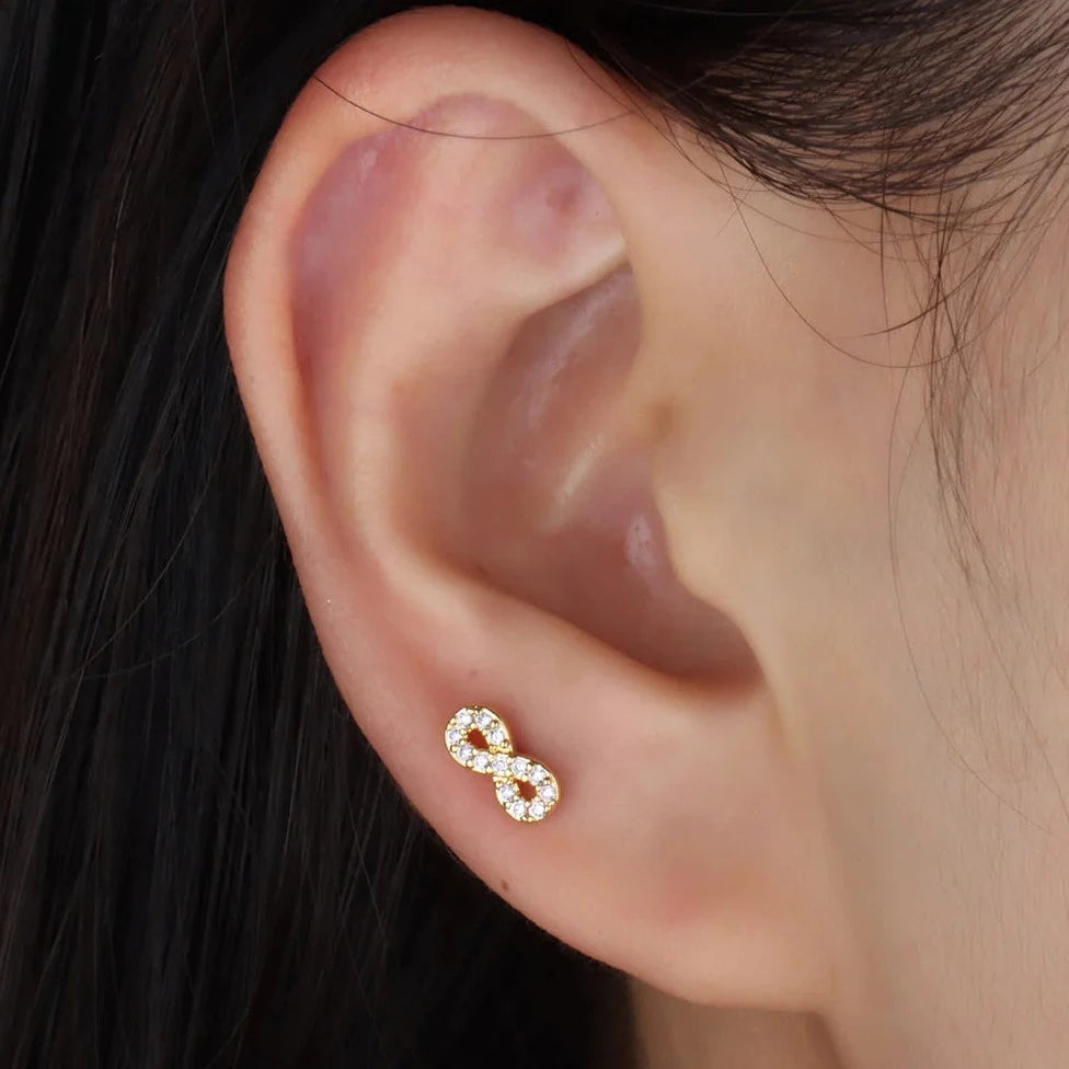 Infinity studs - Pair 3 Serenity Jewels