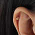 Small v studs - Pair 3 Serenity Jewels
