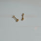 Solitaire studs - Pair